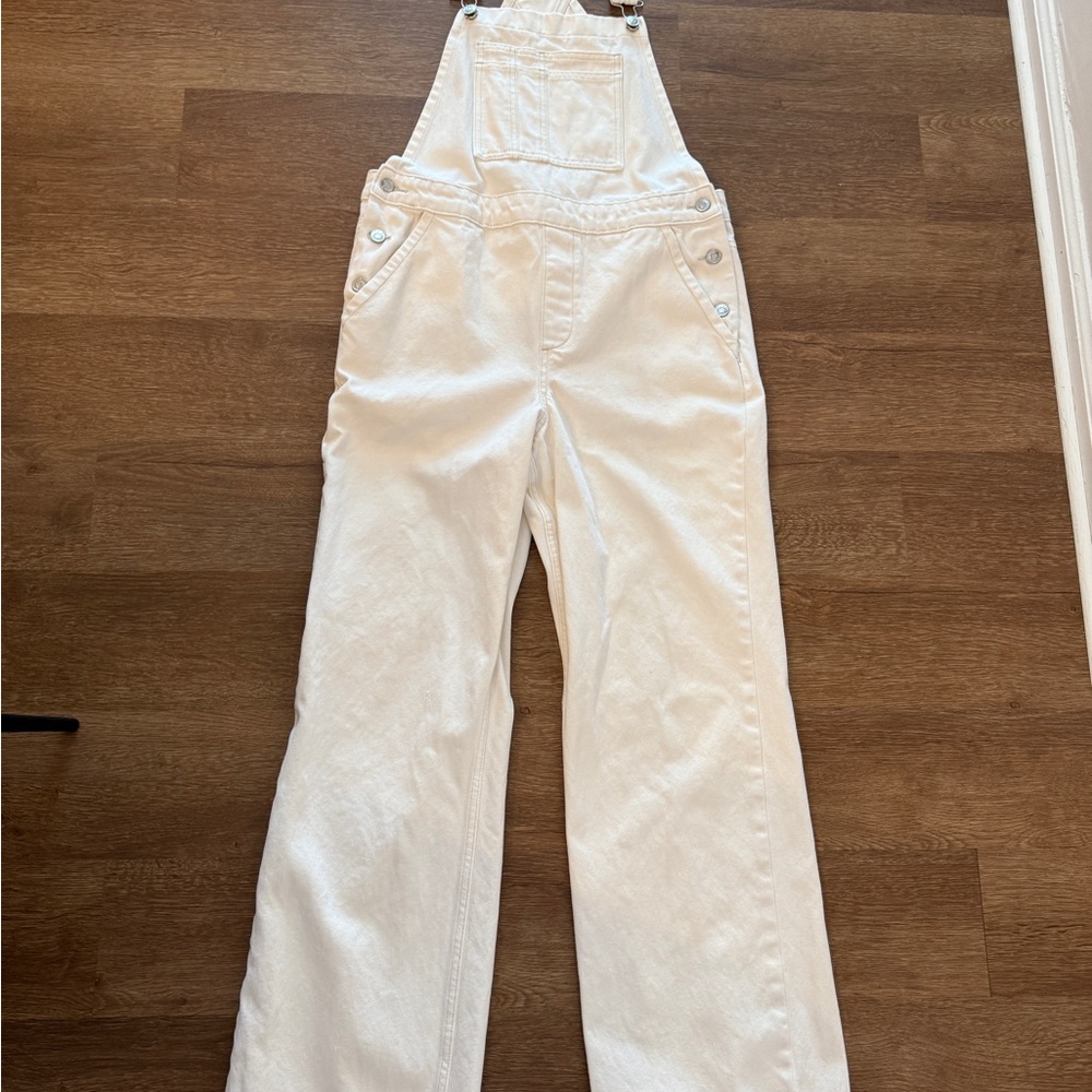 ASOS Women's Ecru Denim Overalls